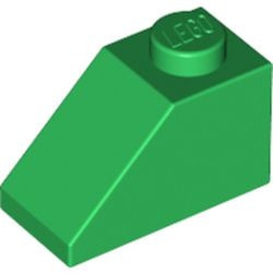 3040-6G Dakpan 45 graden 1x2 groen gebruikt *1L414