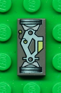 3069bpx18-10G Tegel 1x2 Life on Mars mechanisch donker, grijs (klassiek) gebruikt *5T02-16