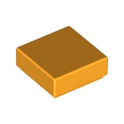 3070b-110 Tegel 1x1 oranje, lichthelder NIEUW *1L106+7+8