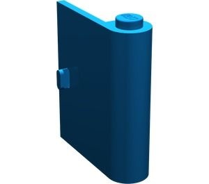 3192-7 Deur 1x3x3 rechts (dicht) blauw NIEUW *1L0000