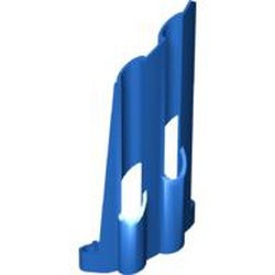 32189-7G Technic, Sierpaneel # 4 Large Long, Large Holes, Si'de B blauw gebruikt *4T071