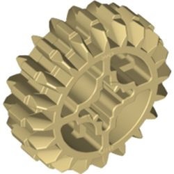 32269-2 Technic, Tandwiel 20 tanden Double Bevel crème NIEUW *0D030
