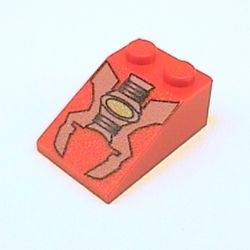3298px6-5G Dakpan bedrukt 33 3x2 met Machinery Parts en neon groene ovaal rood gebruikt *5R000