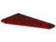 3586-5G Vleugel 7x12 links (schuin voor) rood gebruikt *3D0000