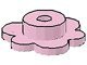 3742-23 Bloem klein (steel zie 3741) roze (klassiek) NIEUW *0D019