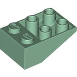 3747-48 Omgekeerde dakpan 33 graden 2x3 groen, zandkleurig NIEUW *1L000