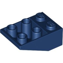 3747-63 Omgekeerde dakpan 33 graden 2x3 blauw, donker NIEUW *1L000