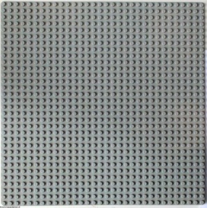 3811-9G Basisplaat 32x32 lichtgrijs (klassiek) gebruikt *3K000
