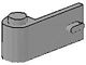 3822-9G Autodeur 1x3x1 links lichtgrijs (klassiek) gebruikt *1L385