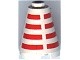 3942bpb1-1G Kegel 2x2x2 met rode strepen wit gebruikt *1R020