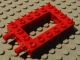40344c01-5 Technic, steen 4x6 Open Center met twee pinnen rood NIEUW *