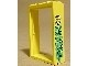 4071pb02-3G Deur 2x6x7 Frame met zonnebloem (sticker) geel gebruikt *