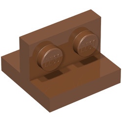 41682-88 Verbindingsplaat 2x2 1x2 in midden bruin, roodachtig NIEUW *3D0000