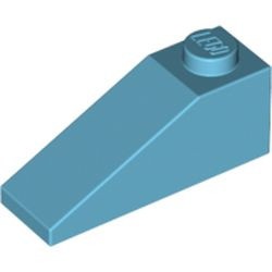 4286-156 Dakpan 33 graden 1x3 blauw, middenazuur NIEUW *1L123