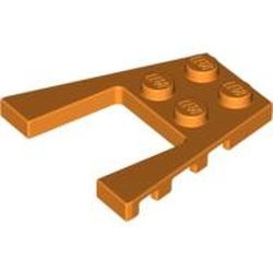 43719-4G Wigplaat 4x4 (L+R toelopend) oranje gebruikt *