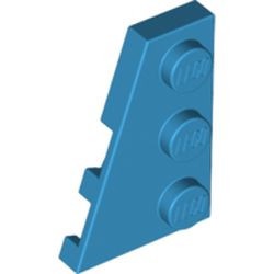43723-153 Wig plaat 2x3 links blauw, donkerazuur NIEUW *1L000