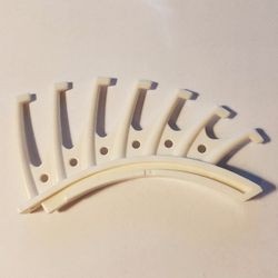 44147-1G Bionicle Rahkshi achterkant, 7 stekels wit gebruikt *