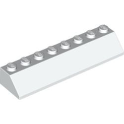 4445-1G Dakpan 45 graden 8x2 wit gebruikt *1L414