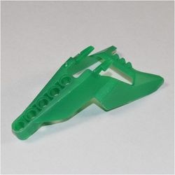 47333-20G Bionicle Hoofd verbinder (Vahki) transparant groen gebruikt *