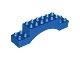 51704-7 DUPLO steen 2x10x2 boog blauw NIEUW *