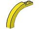 6060-3 Steen, boog 1x6x3 1/3 (90 graden) geel NIEUW *1L000