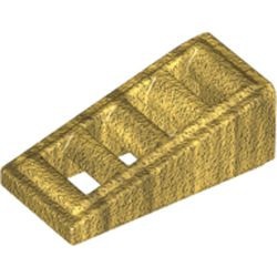 61409-115 Dakpan 18 graden 2x1 met vier sleuven goud, parel NIEUW *1L190