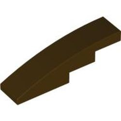 61678-120 Dakpan gebogen 1x4 bruin, donker NIEUW *1L274
