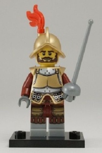 col08-2 Conquistador met floret en standaard NIEUW *0M0000