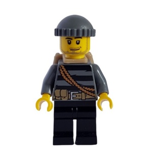 cty0501G Dief met zwarte muts en tas gebruikt *0M0000