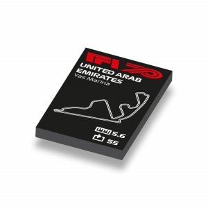 CUS1044 Formule 1 circuit Abu Dhabi wit NIEUW *0A000