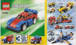 INS31000-G 31000 BOUWBESCHRIJVING- Mini Speeder gebruikt *