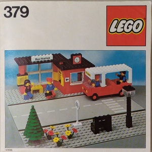 INS379-G 379 BOUWBESCHRIJVING Busstation MET GAATJES gebruikt *LOC RB