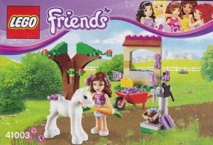 INS41003-G 41003 BOUWBESCHRIJVING- Friends: Olivia's Newborn Foal gebruikt *