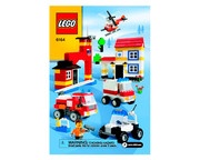 INS6164-G 6164 BOUWBESCHRIJVING- Rescue Building Set gebruikt *LOC RBL