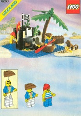 INS6260-G 6260 BOUWBESCHRIJVING- Shipwreck Island gebruikt *LOC RBL
