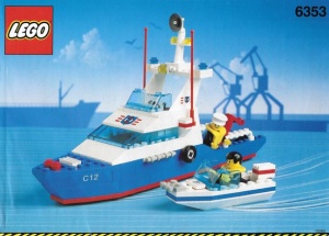 INS6353-G 6353 BOUWBESCHRIJVING- Coastal Guard- Coastal Cuttter gebruikt *LOC RBS