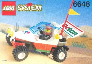 INS6648-1-G 6648 BOUWBESCHRIJVING- Mag Racer gebruikt *LOC RBS