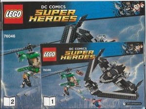 INS76046 76046 BOUWBESCHRIJVING- Heroes of Justice NIEUW *