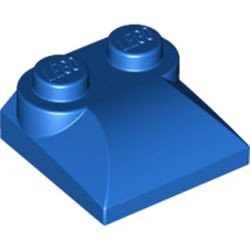 LEGO 47457-7 Steen 2x2x 2/3 twee noppen, gebogen einde (kikker) blauw NIEUW *4496366