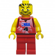 nba044aG NBA Speler #4 rode normale benen gebruikt *0M0000