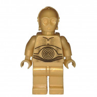 sw0010G C-3PO - licht parel goud gebruikt *0M0000