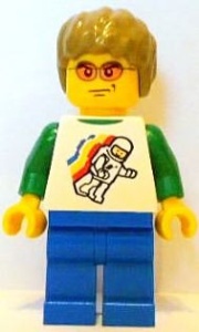 tls068G LEGO Brand Store - Man met space torso gebruikt *
