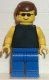 trn034G Plain Zwarte Torso met gele armen, blauw benen, SunGlases, bruine Male Hair gebruikt *0M0000