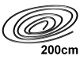 x77cc150-11 Koord, medium, 150 centimeter zwart NIEUW *0W000