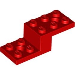 11215-5 Verbindingssteen 5x2x1 1/3 (LAAG Z-element) rood *5R0000