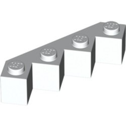 14413-1 Steen 4x4 facet wit NIEUW *1L0000