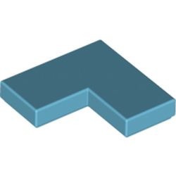 14719-156 Tegel hoek 2x2 blauw, middenazuur NIEUW *1L137