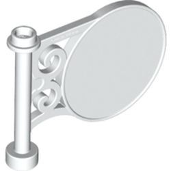 2038-1 FABULAND Uithangbord wit NIEUW *