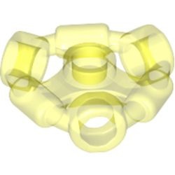 20612-16 Wapenhouder Ring transparant, neongroen NIEUW *0L0000