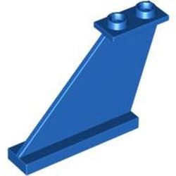 2340-7 Staart groot 2 noppen bovenop blauw NIEUW *